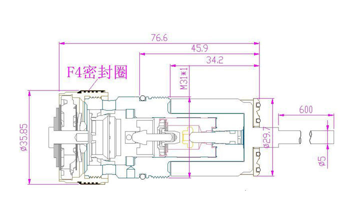 奧迪A8汽車減震器電磁閥尺寸圖